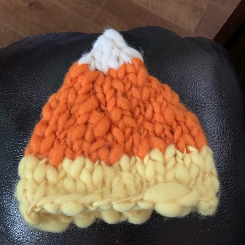 Newborn Halloween/Fall Candy Corn Hat